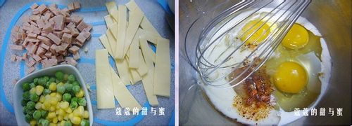 听着都香--午餐肉芝士咸蛋糕