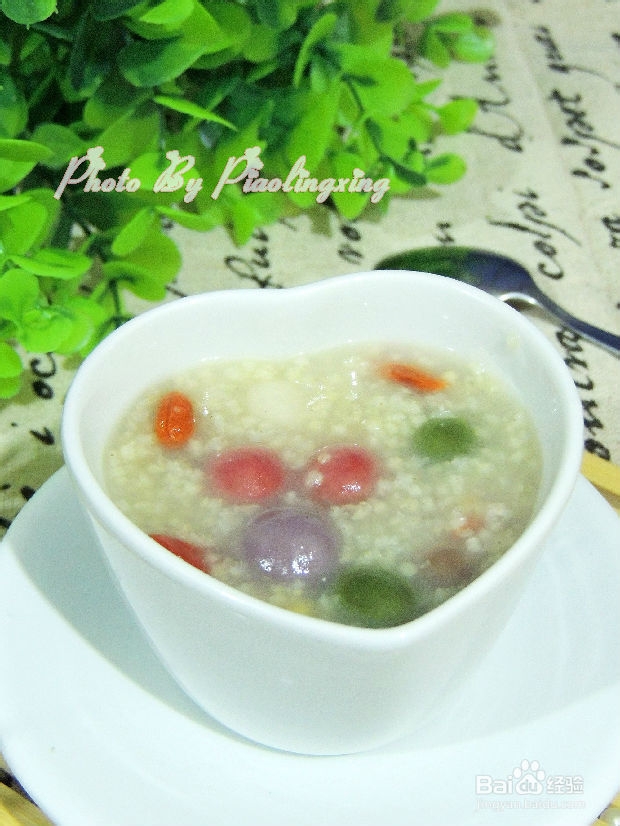 汤圆小米粥的制方法