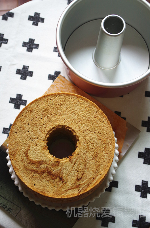 咖啡大理石纹戚风蛋糕