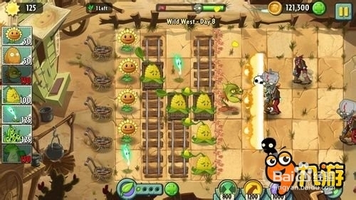 【图文】安卓ios《植物大战僵尸2》狂野西部第八