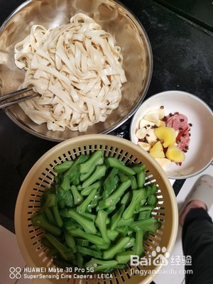 简易豆角焖面的做法