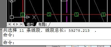 如何快速统计CAD很多条线段的长度