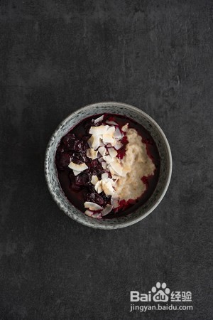 蓝莓燕麦粥的做法