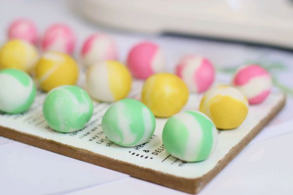 教你做琉璃彩色黑芝麻汤圆