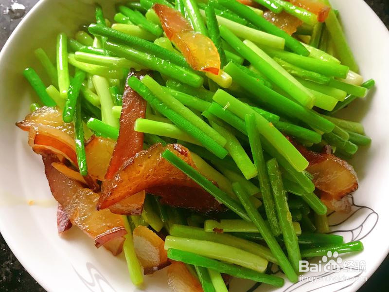 腊肉炒菜合集的做法