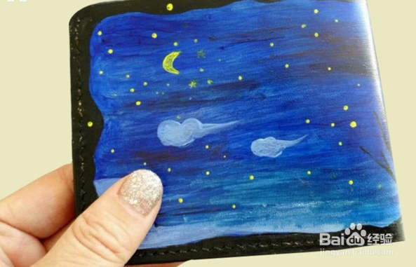 怎样制作漂亮的手绘钱包