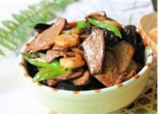 山药木耳溜肝片