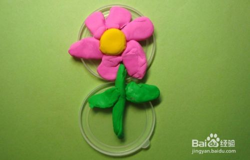幼儿粘土制作之美丽的小花朵 百度经验 幼儿粘土制作之美丽的小花朵 百度经验