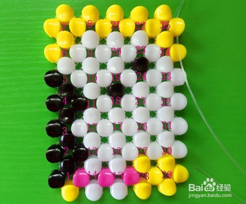 史努比串珠杯垫制作方法