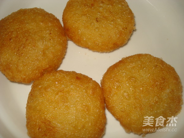 炸白薯饼的做法