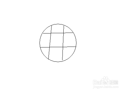 一个西瓜4刀切成9块怎样切法