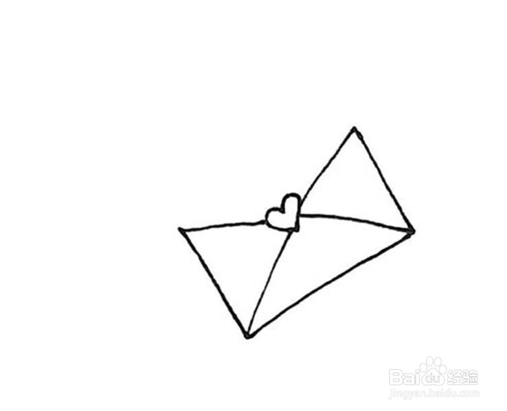 信件的儿童卡通简笔画教程