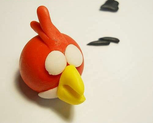 怎样用橡皮泥捏一只疯狂的小鸟