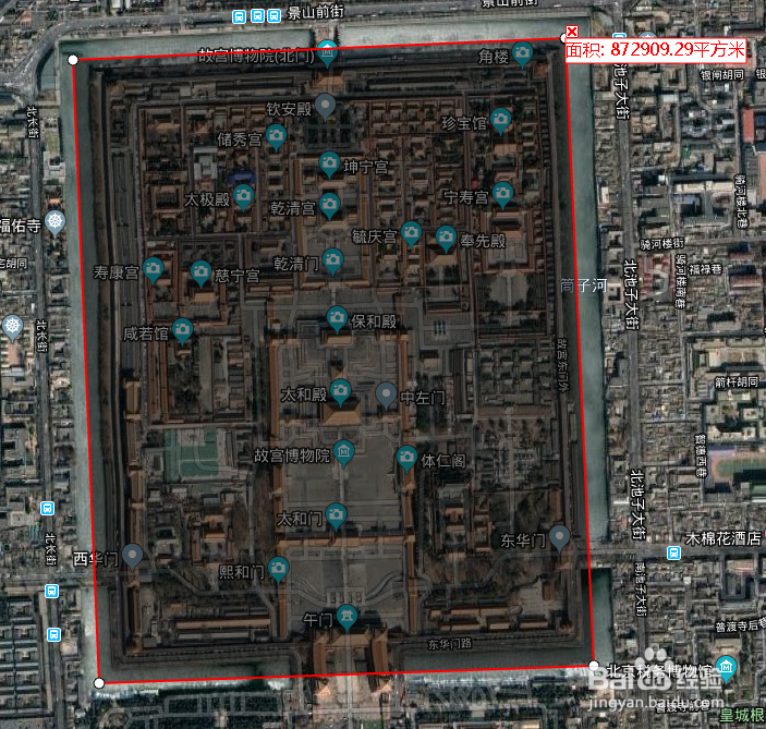 如何快速测量地图上一块区域的面积