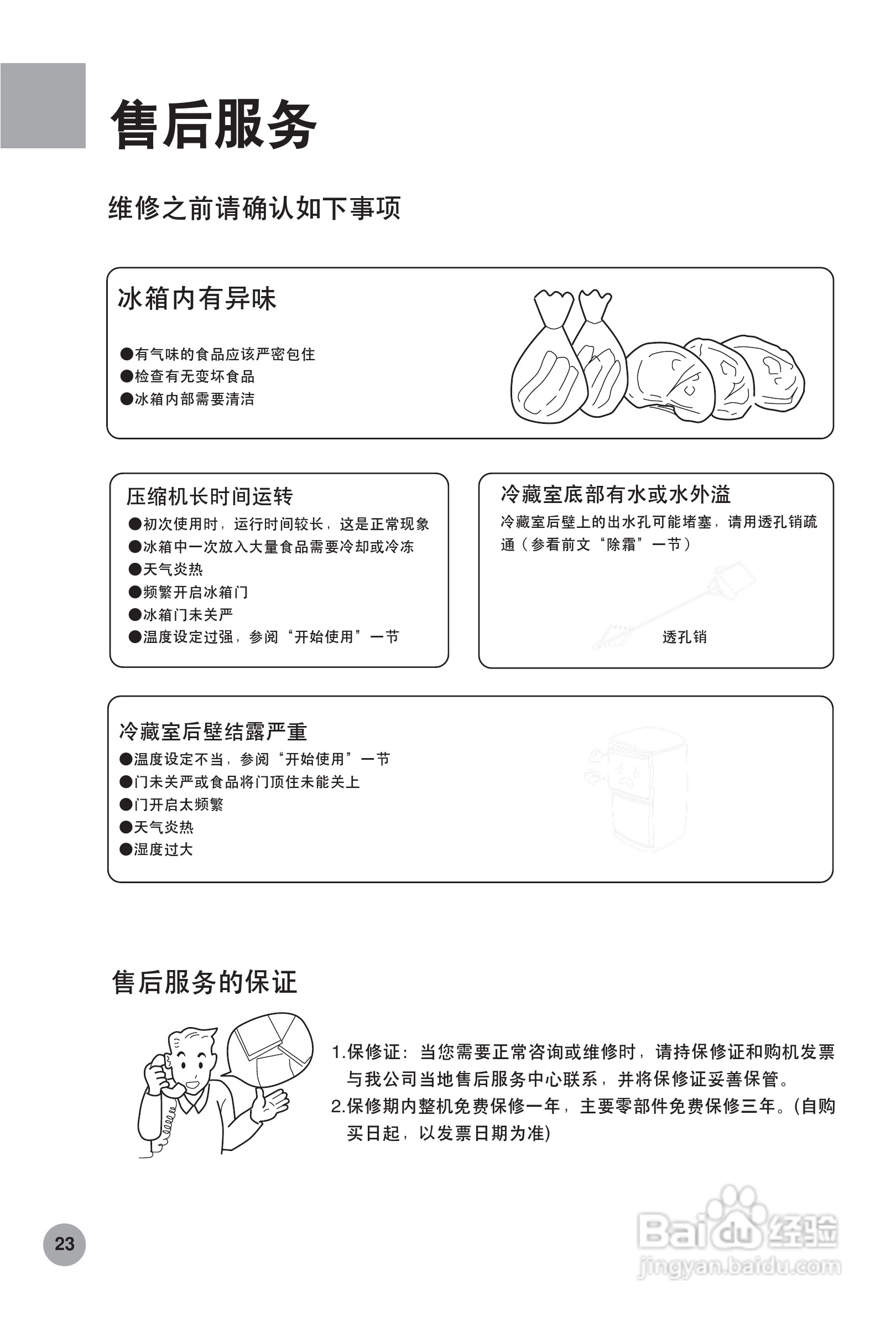 海尔节能冰箱BCD-168K/A型说明书:[3]