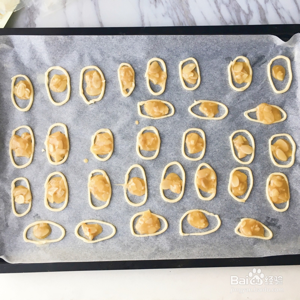 杏仁焦糖饼干的做法
