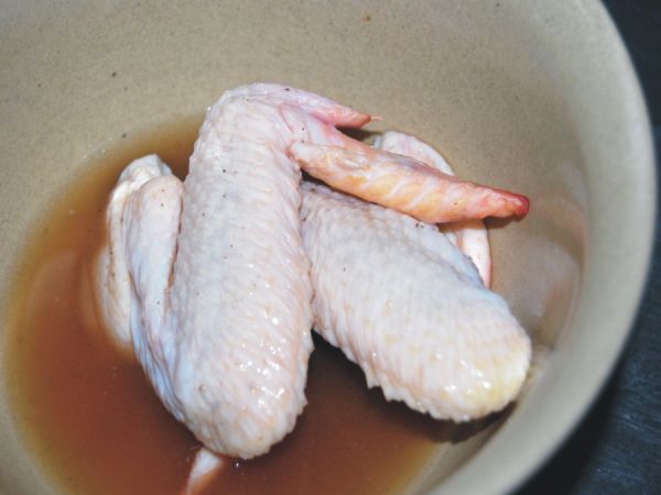 盐煎鸡翅土豆球