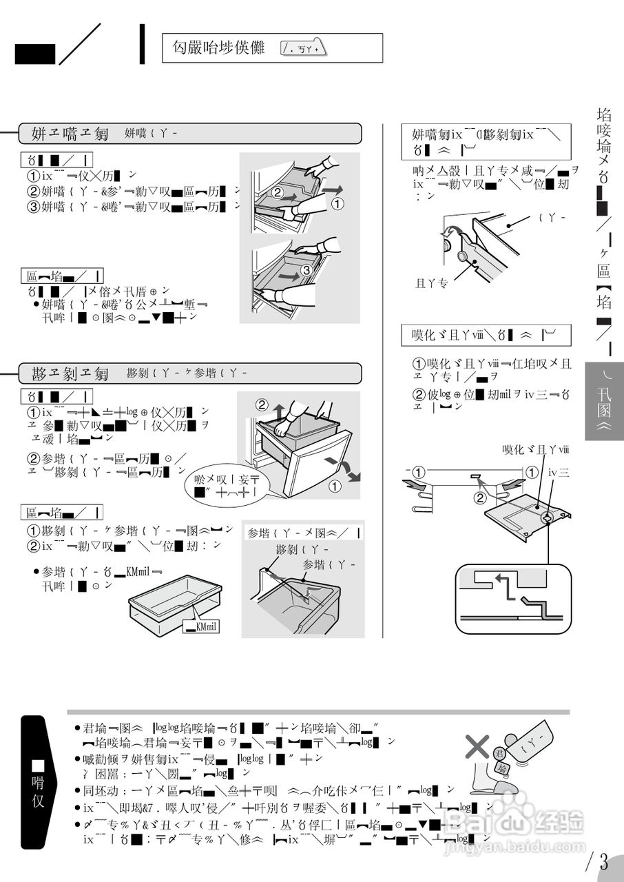 SHARP SJ-PA35G冰箱使用说明书:[2]