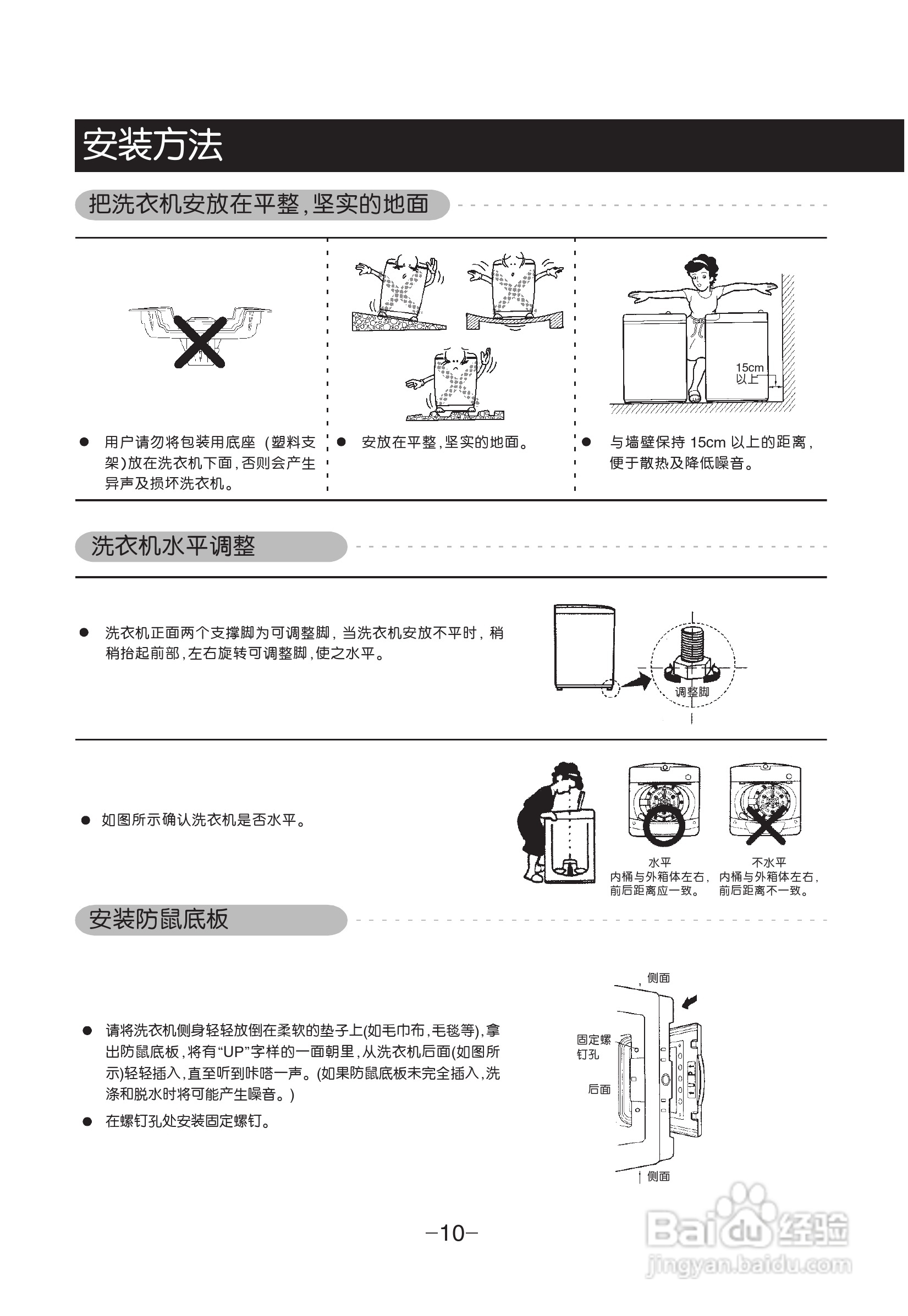LG XQB60-19SG洗衣机使用说明书:[1]