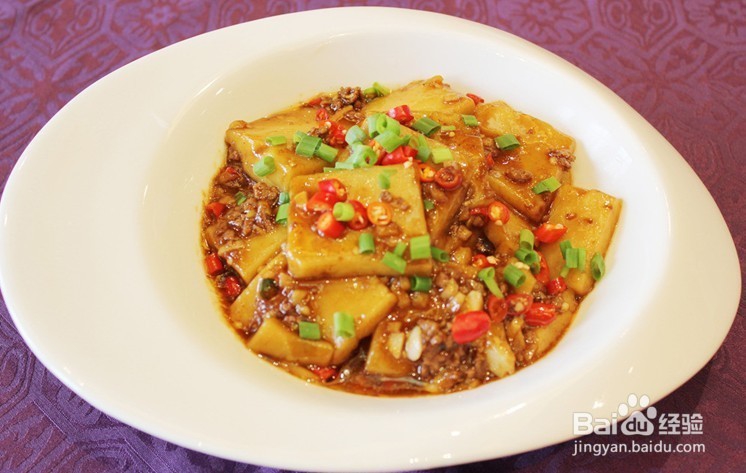 肉末烧豆腐的做法