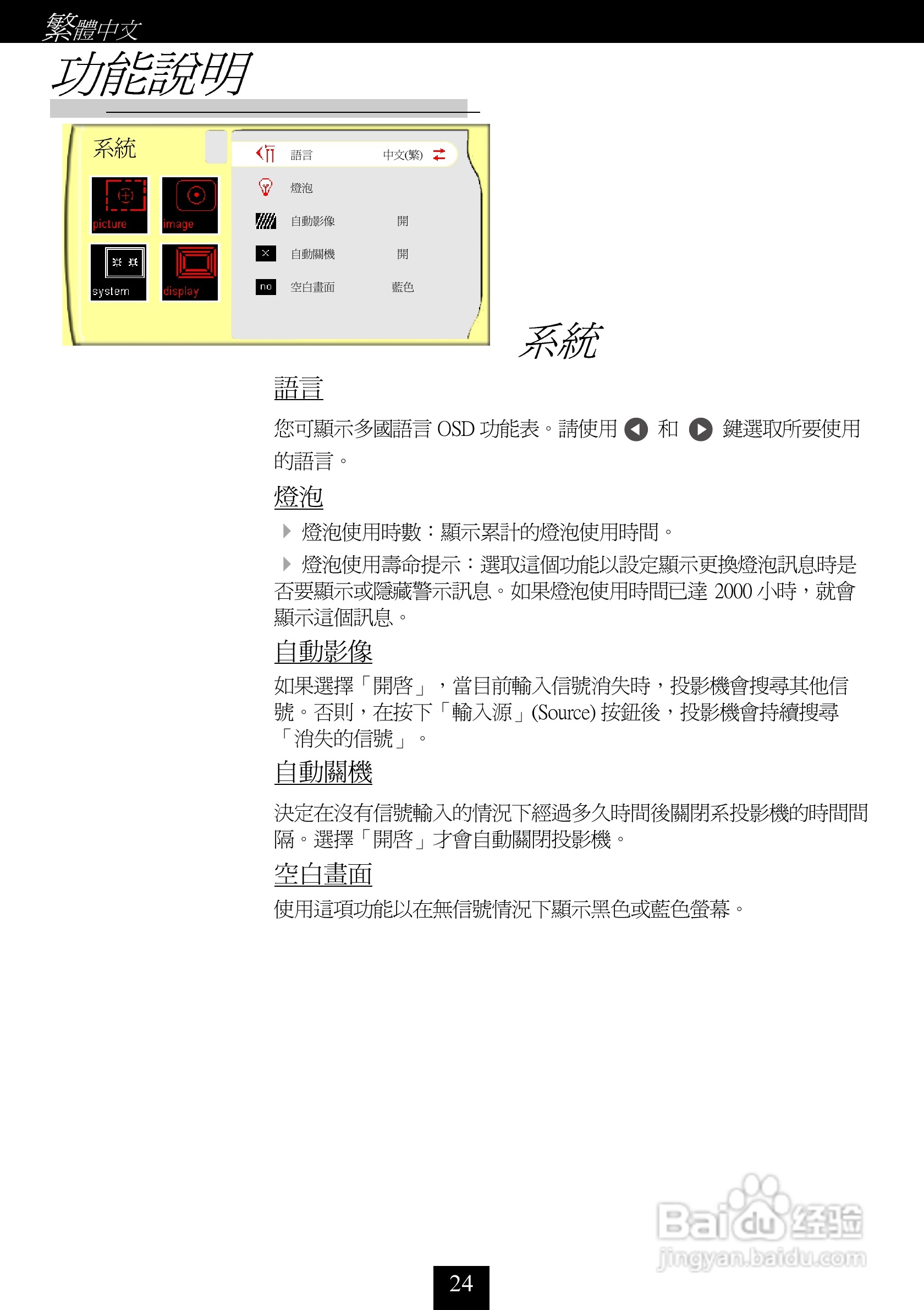 奥图码 H56投影机说明书:[3]