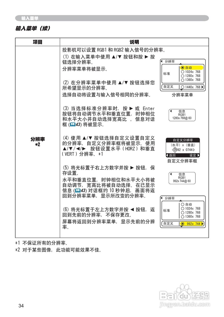 日立 CP-X260投影机说明书:[4]