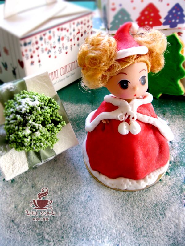 圣诞翻糖迷糊娃