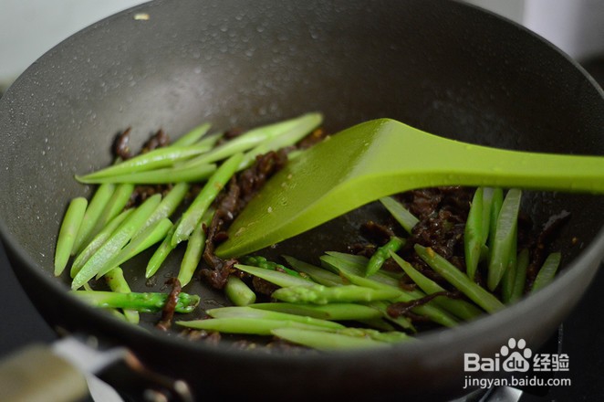 教你做芦笋牛肉丝