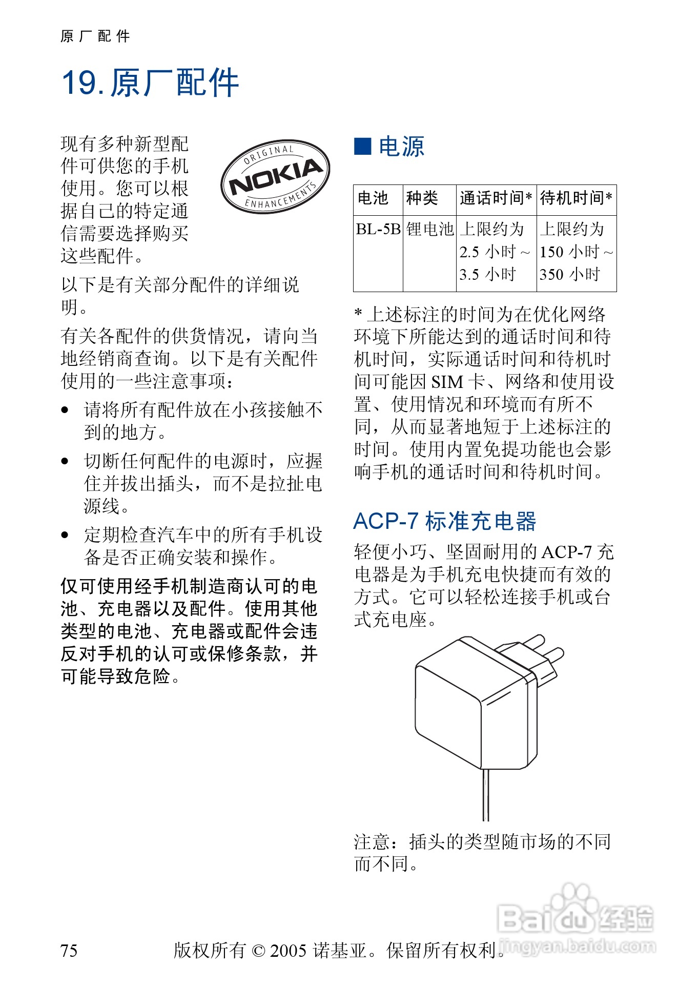 诺基亚3220手机使用说明书:[8]
