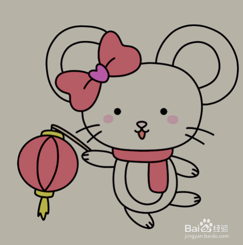 如何手工画老鼠的简笔画？