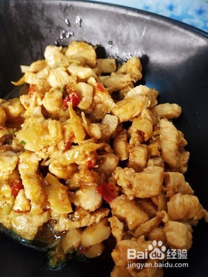 鸡胸肉炒杏鲍菇