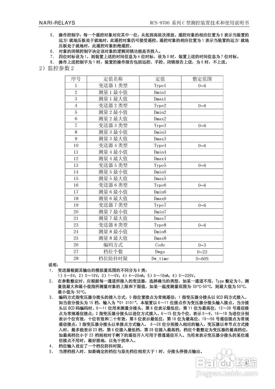 RCS-9709C测控装置技术和使用说明书:[6]