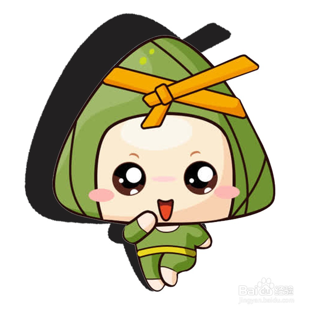 PS如何将卡通人物增加影子