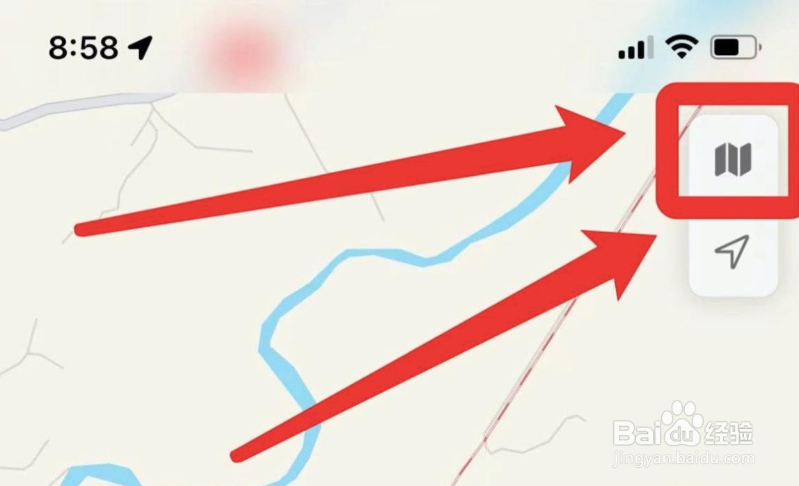苹果地图怎么滑动变成立体