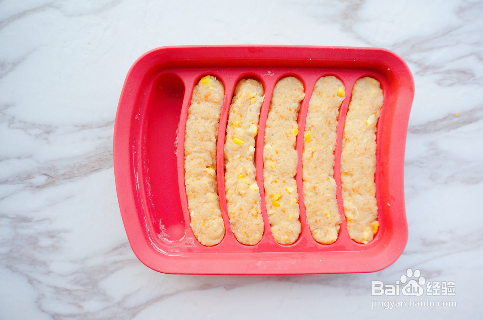 玉米鸡肉肠·辅食的做法