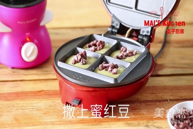 清新快手 | 抹茶蜜豆夹心蛋糕