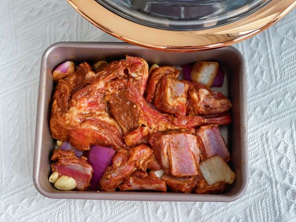 空气炸锅烤羊排