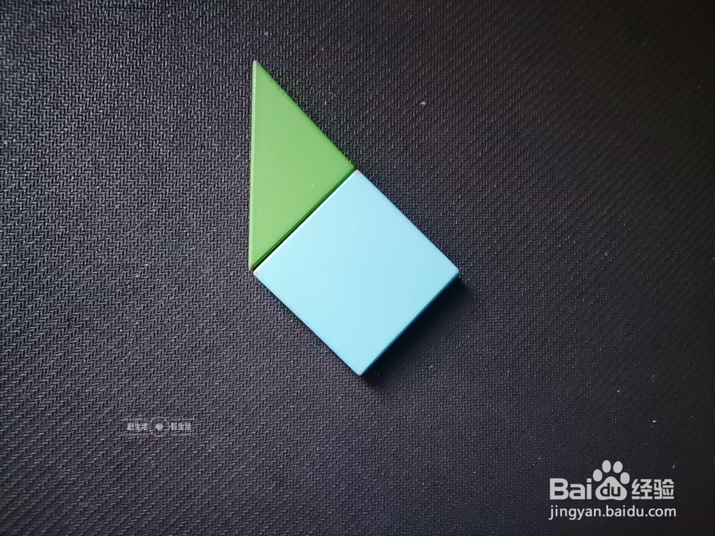 儿童益智七巧板 如何用七巧板拼一只猫(32)