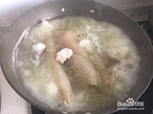 家庭美食花生黄豆皮冻