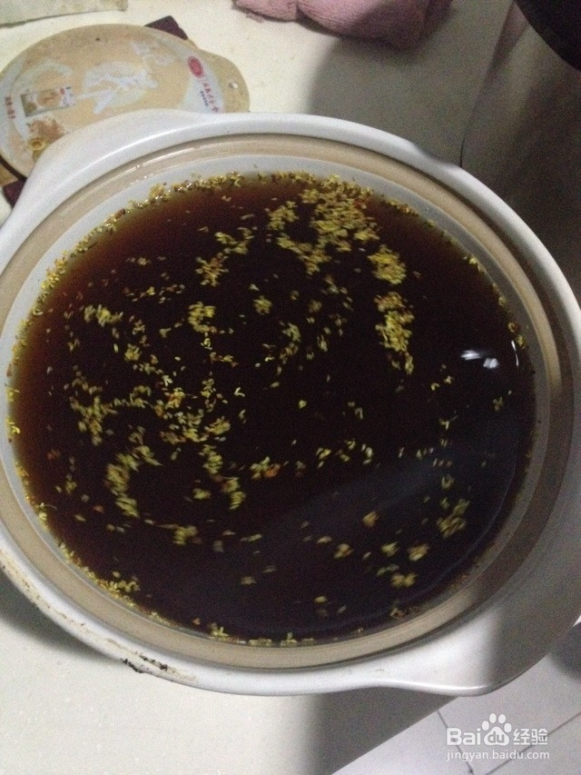 秘制桂花酸梅汤的做法