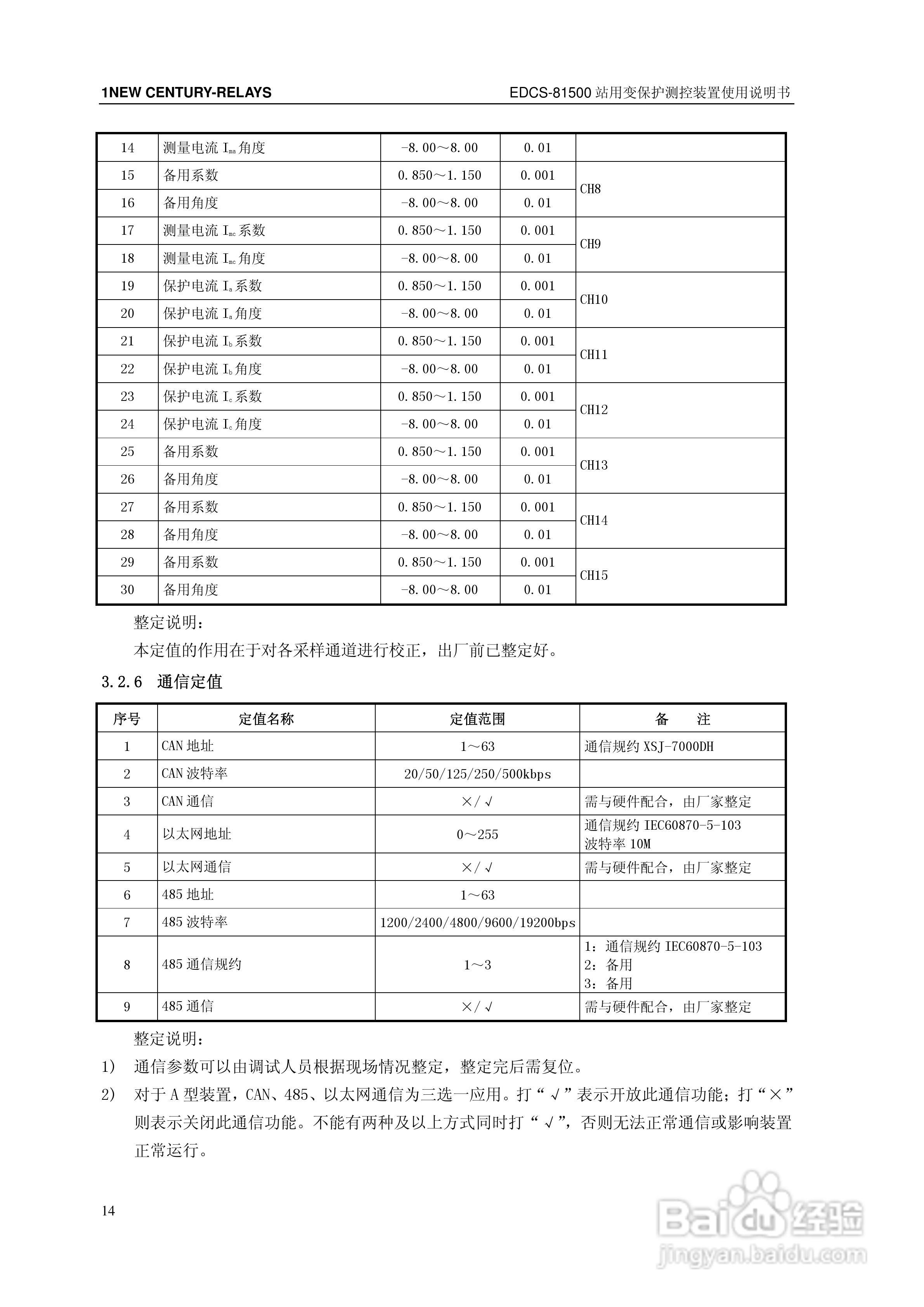 新世纪EDCS-81503站用变保护测控装置说明书:[2]