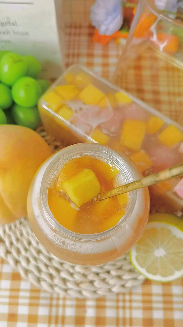 冰瑶桃桃乌龙茶