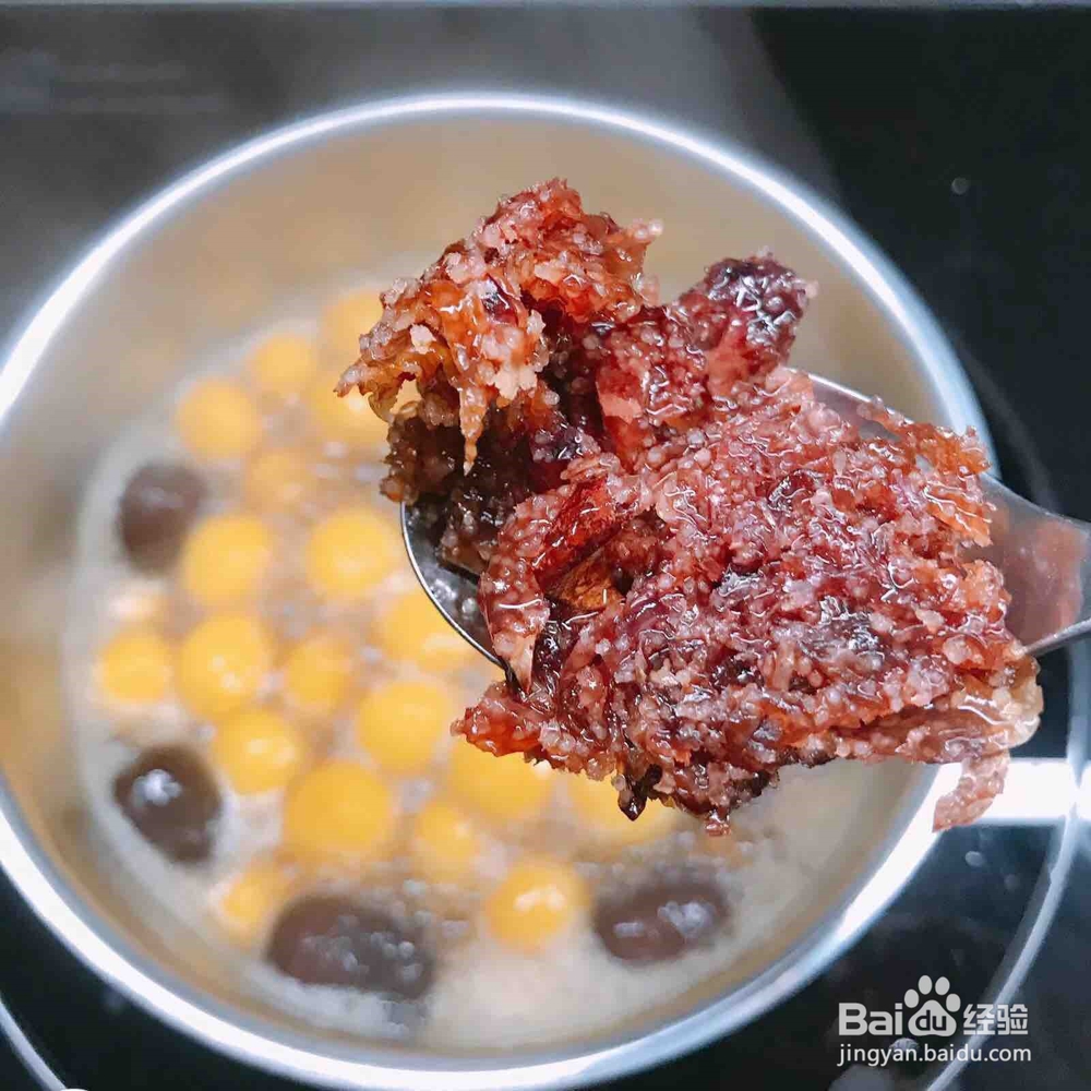 美味健康的玫瑰花酿小汤圆