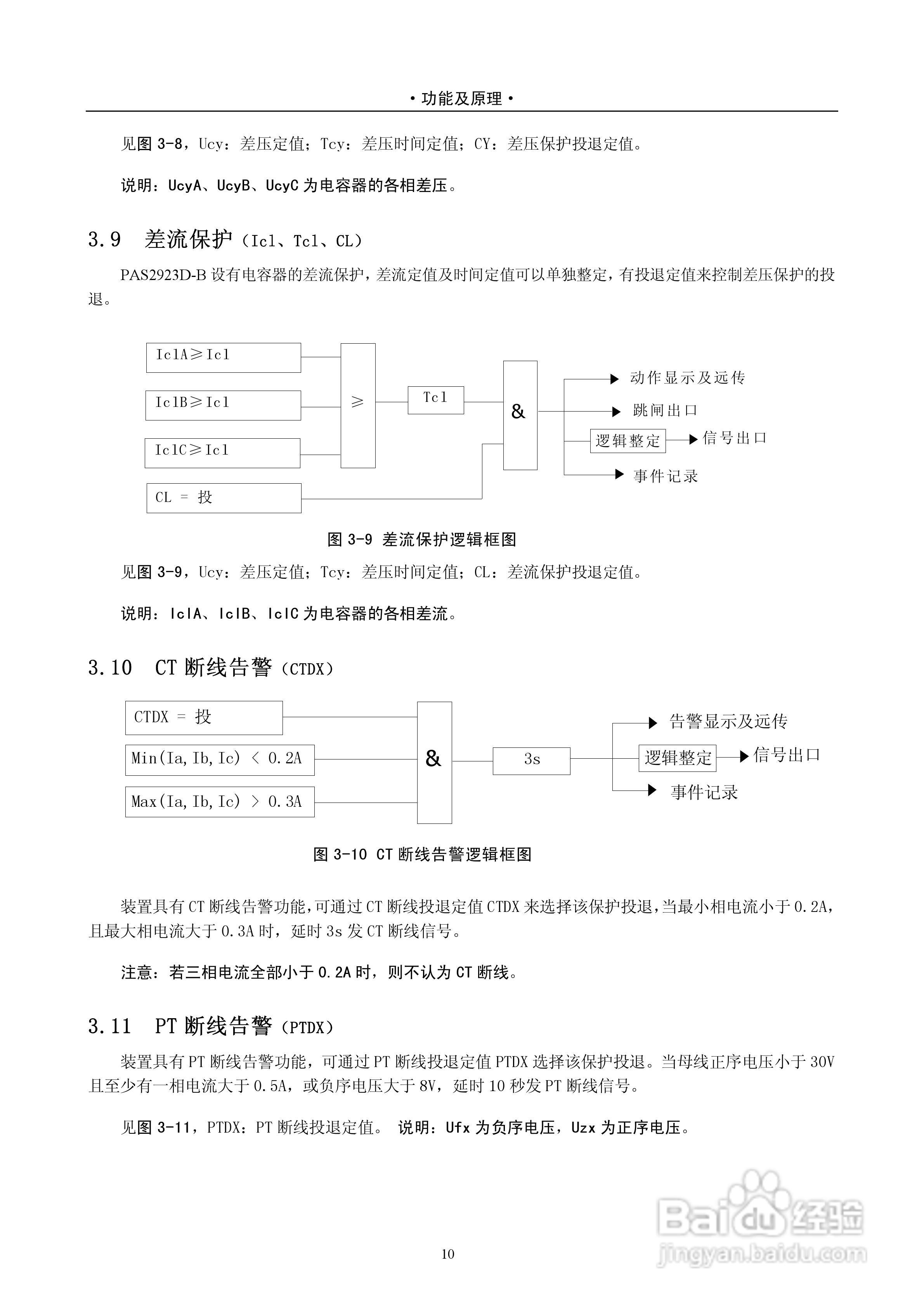 PAS2920D-B数字式电容器保护测控装置技术说明书:[2]