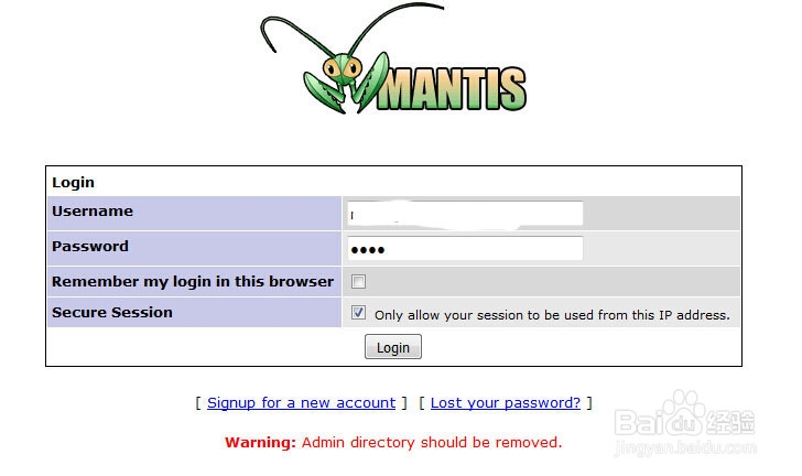 如何在MantisBT管理系统中创建删除用户角色