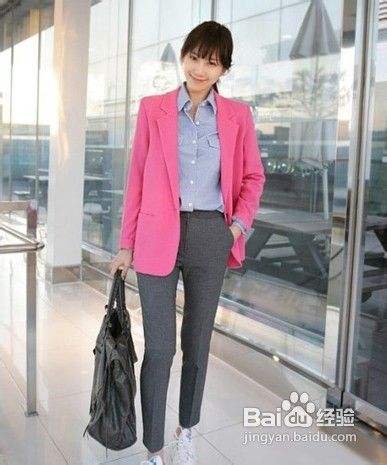 春日不同风格的西装外套时髦穿法 百度经验