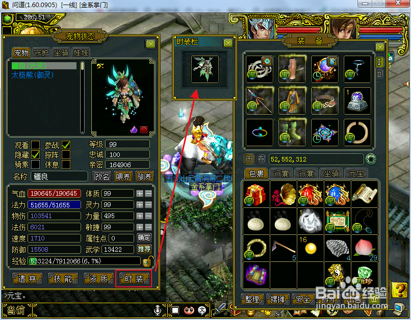 《问道》给宠物穿上时装