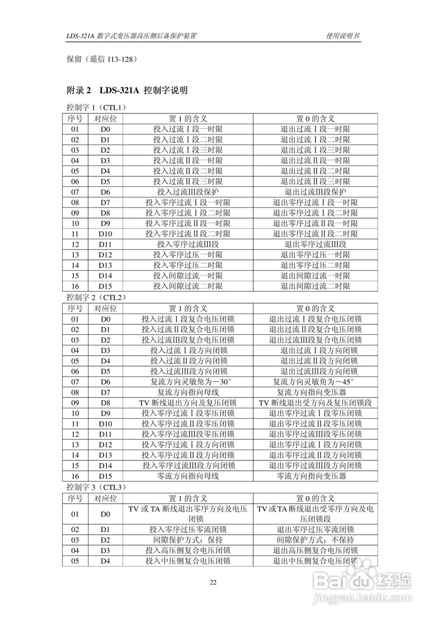 LDS-321A 数字式变压器后备保护装置说明书:[3]