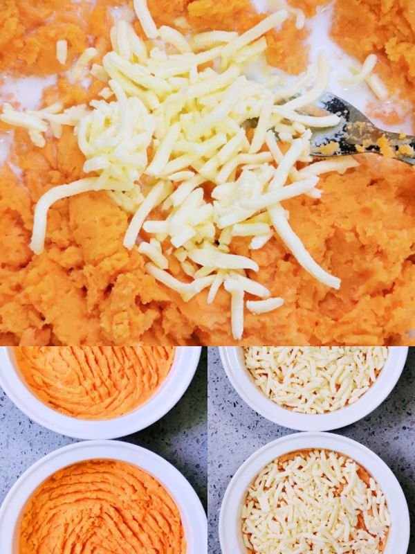 软糯香甜超拉丝的芝士焗红薯