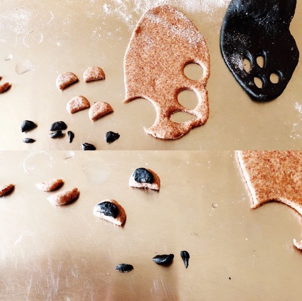 黑全麦布朗熊馒头